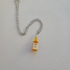 Jack Daniels Tennessee honey whiskey handmade necklace